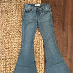 Free people super flare. Light wash